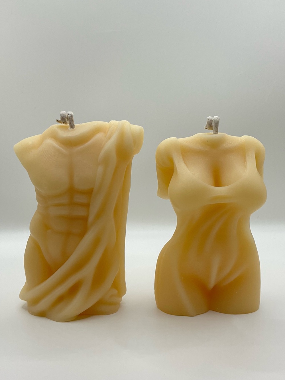 NIB Handmade Body Sculpture scented Candles